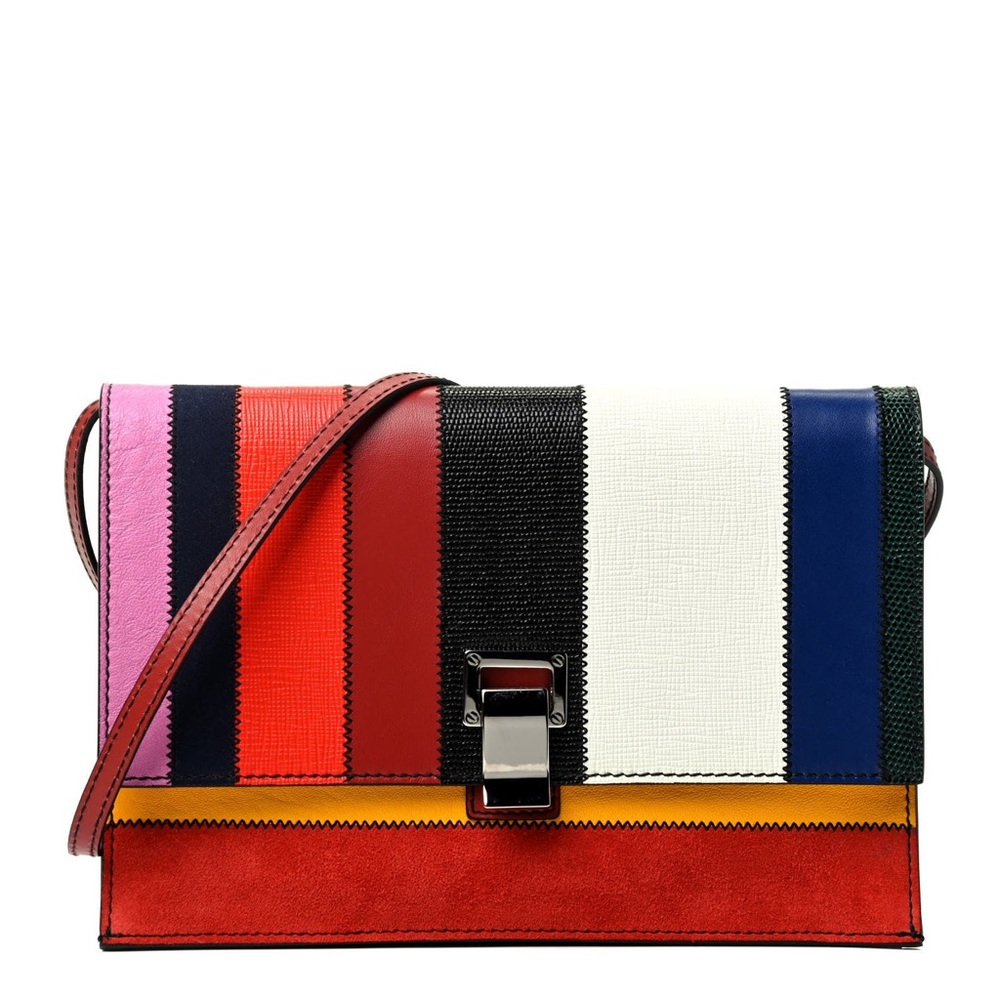 Proenza Schouler Lunch Multicolor Striped Women's Bag